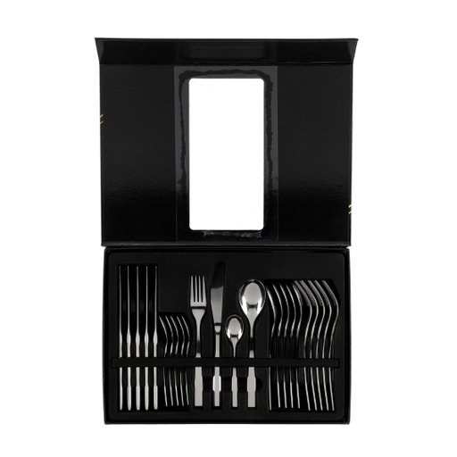 Bestickset stål 24 delar