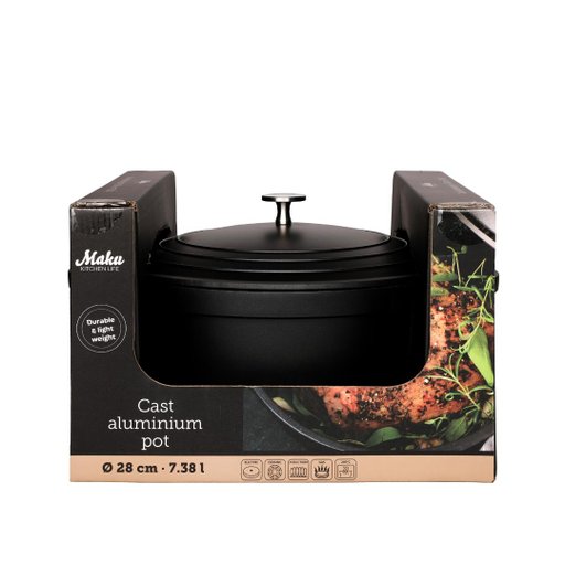 Kastrull Gjuten Aluminium 28cm