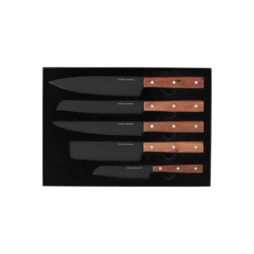 Knivset Trä 5-pack