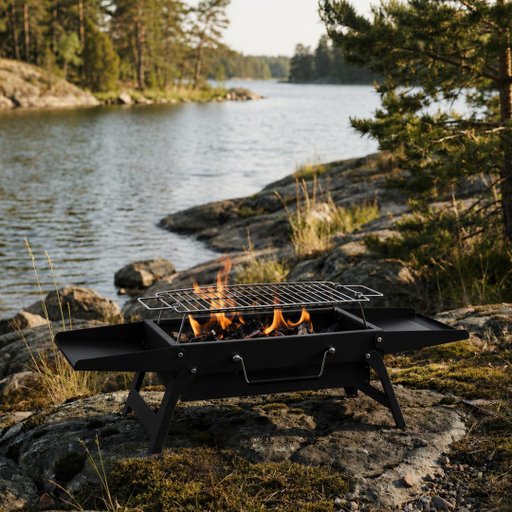 Bärbar grill