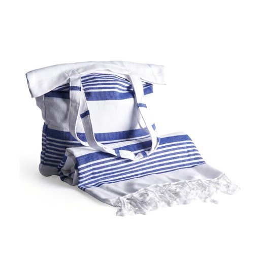 Hamamhandduk med tillhörande totebag