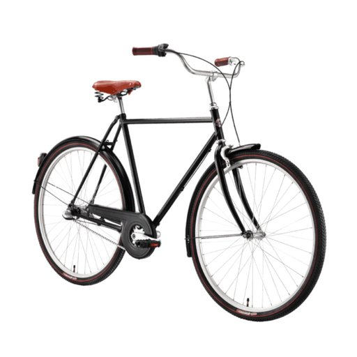 Herrcykel Stålhästen Retro 3 vxl, Komfortsadel 
