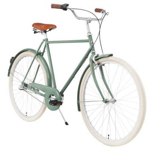 Herrcykel Stålhästen Retro 3 vxl, Komfortsadel 