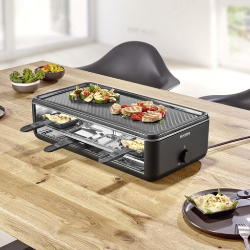 Raclette Black line 8st pannor