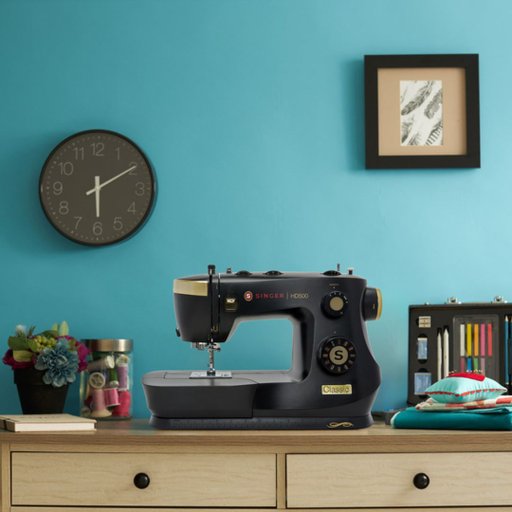Singer HD500 Classic symaskin – svart och guld