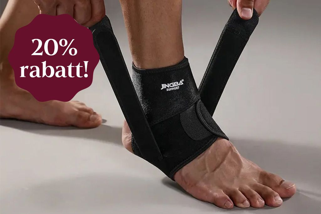 Ett svart vristskydd