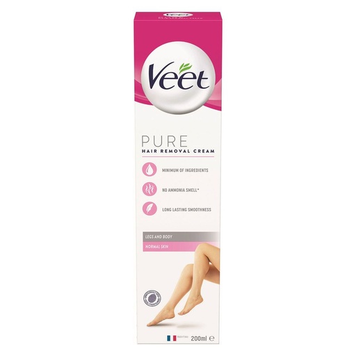 Veet Pure Hair Removal Cream Normal Skin 200ml