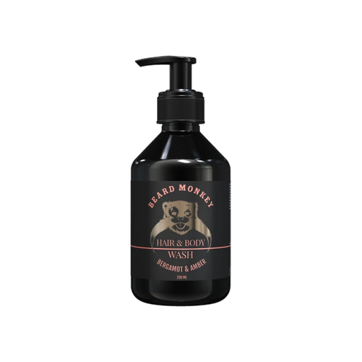 Beard Monkey Hair & Body Wash Bergamot & Amber 250ml