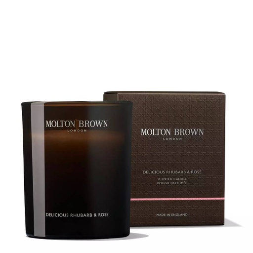 Molton Brown Delicious Rhubarb & Rose Single Wick Candle 190g