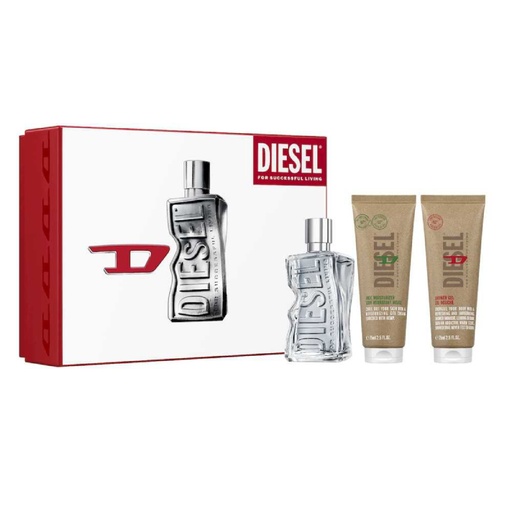 Diesel D Edt 100ml + 75ml Face Moisturizer + 75ml Shower Gel Giftset