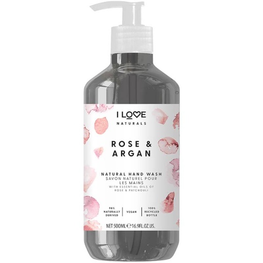I Love Naturals Rose & Argan Hand Wash 500ml