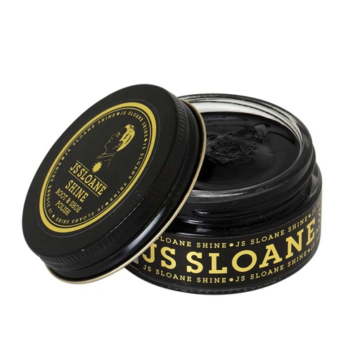 JS Sloane Black Shine & Boot Polish 50 ml