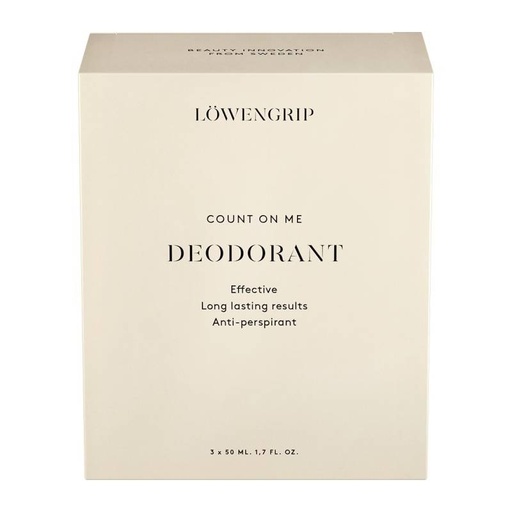 Löwengrip Count On Me Deodorant Value Pack 3 x 50ml