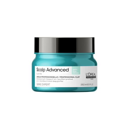 L'Oréal Professionnel Scalp Advanced Anti-Oiliness 2-in-1 Shampoo & Masque 250ml