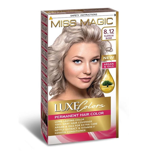 Miss Magic Hårfärg Platinum Blond 8.12