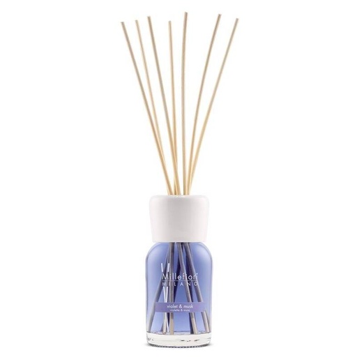 Millefiori Milano Natural Fragrance Stick Diffuser Violet & Musk 100ml