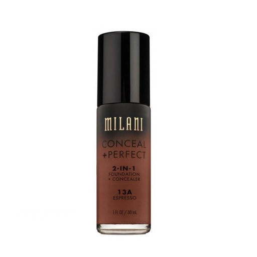 Milani Conceal + Perfect Liquid Foundation - 13A Espresso