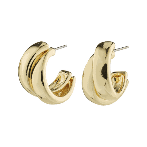 Pilgrim Orit Recycled Earrings Gold-plated