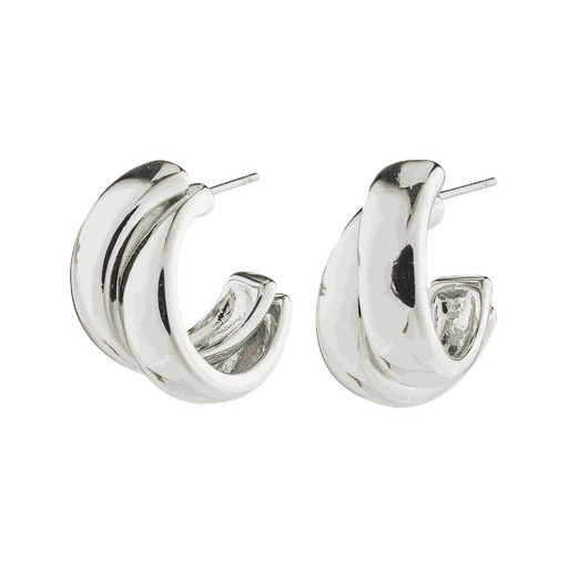 Pilgrim Opal Recycled Earrings Silver-plated
