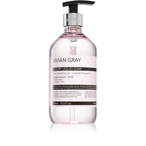 Vivian Gray Modern Pastel Pomegranate & Rose Luxurious Hand Wash 500ml