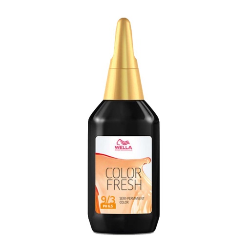 Wella Professionals Color Fresh Very Light Gold Blonde 9/3 75ml