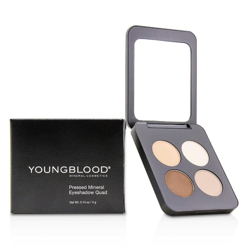 Youngblood Pressed Mineral Eyeshadow Quad City Chic 4g