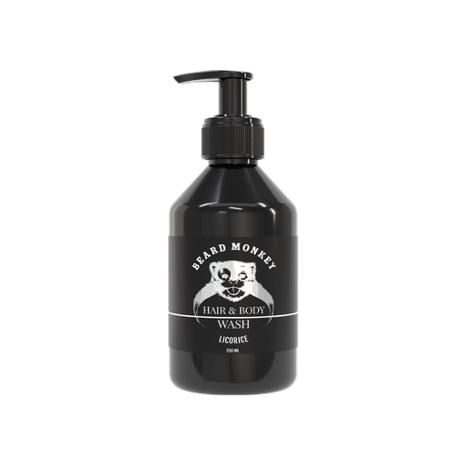 Beard Monkey Hair & Body Wash Licorice 250ml