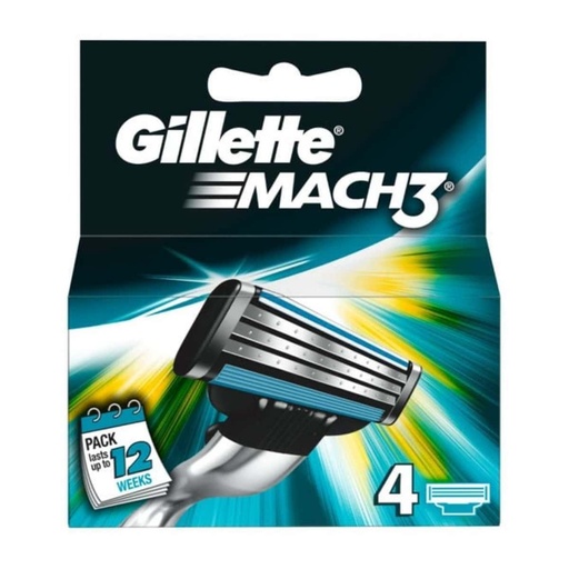 Gillette Mach3 HD 4-pack