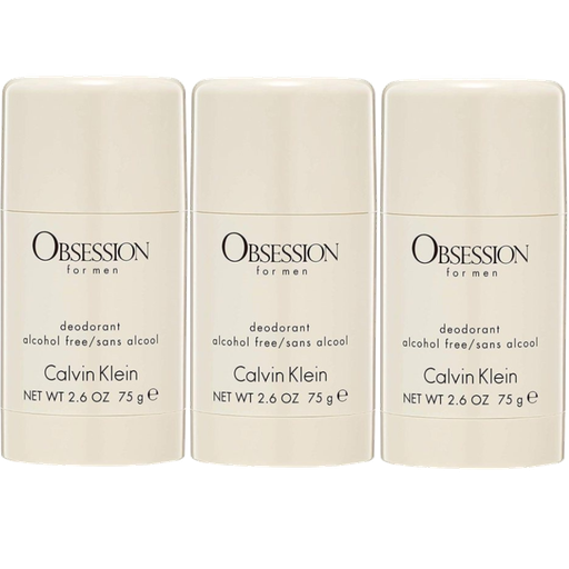 3-pack Calvin Klein Obsession For Men Deodorant Stick 75ml