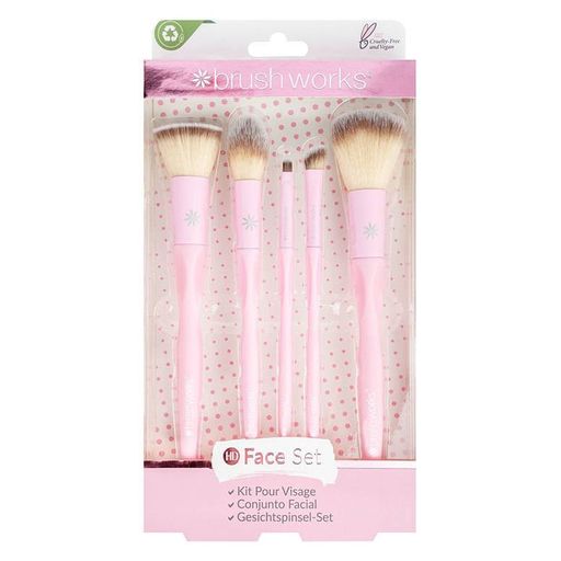 Brushworks HD Complete Face Brush 5 Set