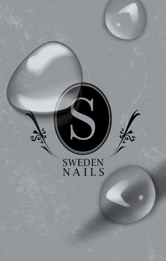 Sweden Nails Silver Ice