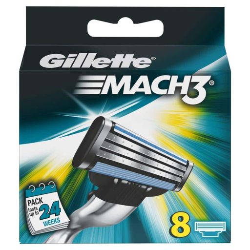 Gillette Mach3 Rakblad 8-Pack