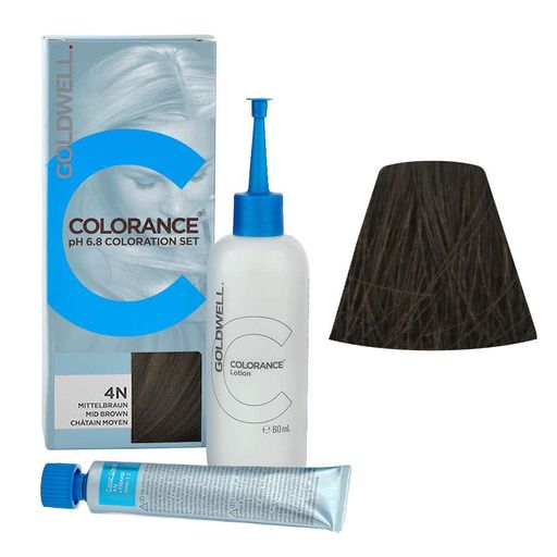 Goldwell Colorance PH 6.8 Coloration Set 4N Mid Brown