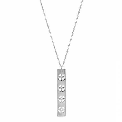 Hilke Collection Halsband Anima Gemella 3 Silver