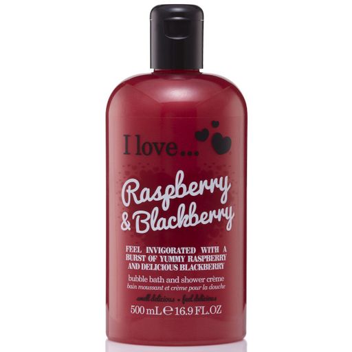 I Love Bubble Bath & Shower Créme Raspberry & Blackberry 500ml