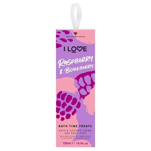 I Love Bath Time Treats Raspberry & Blackberry 500ml