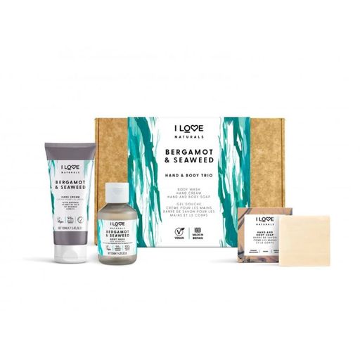 I Love Naturals Bergamot & Seaweed Hand & Body Trio Pack