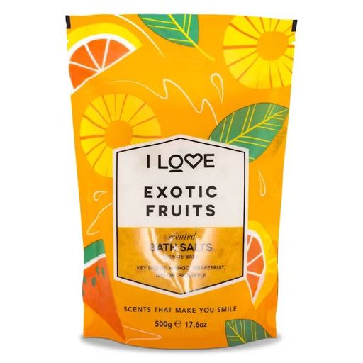 I Love Exotic Fruits Scented Bath Salts 500g