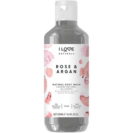 I Love Naturals Rose & Argan Body Wash 500ml