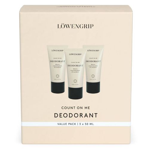 Löwengrip Count On Me Deodorant Value Pack 3 x 50ml