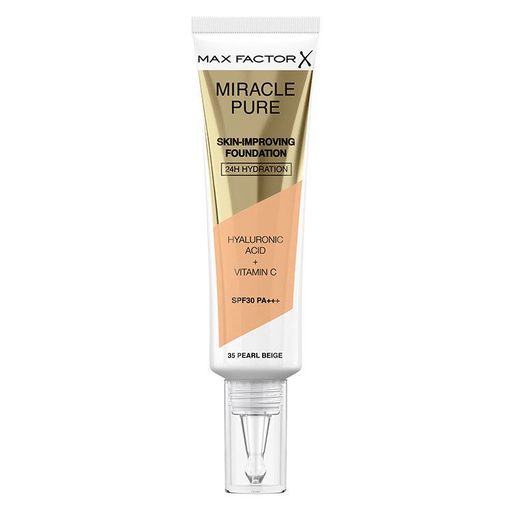 Max Factor Miracle Pure Skin-Improving Foundation 35 Pearl Beige 30ml