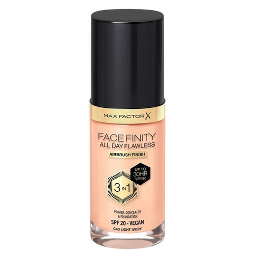 Max Factor All Day Flawless 3-in-1 Foundation C40 Light Ivory 30ml