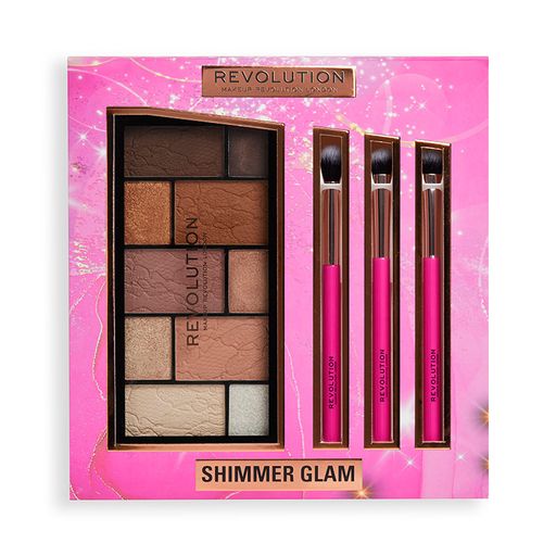 Makeup Revolution Shimmer Glam Eye Set Gift Set