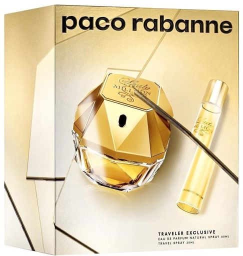 Paco Rabanne Lady Million Edp 80ml + 20ml Travelspray Giftset