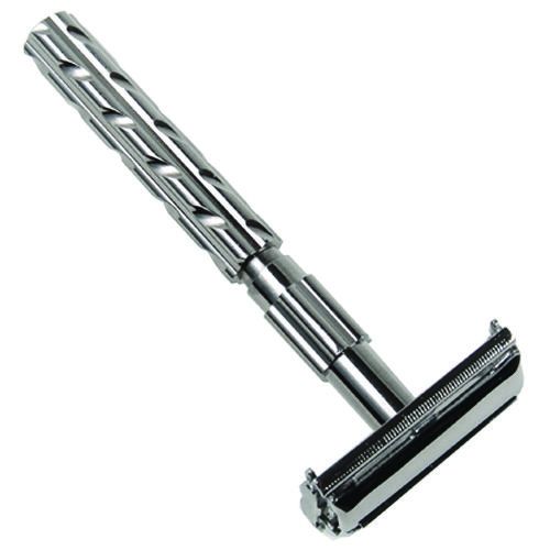 Parker Gunmetal Handle Butterfly Open Safety Razor