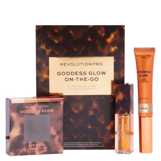 Makeup Revolution Pro Goddess Glow On-The-Go Set