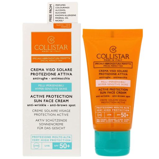 Collistar Active Protection Sun Face Cream SPF50 50ml