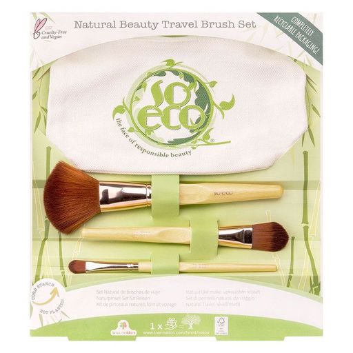 So Eco Natural Beauty Travel Brush Set