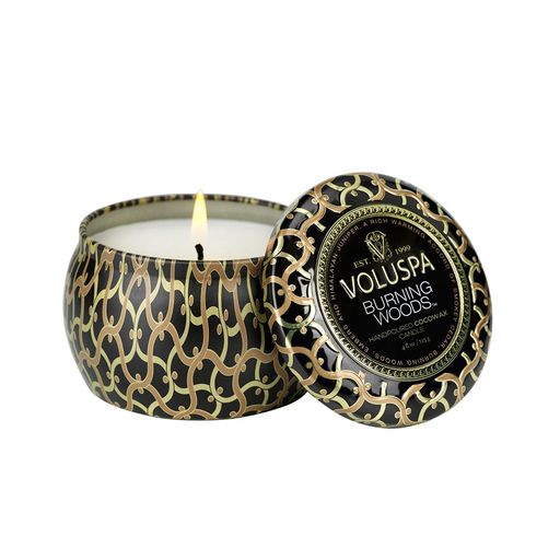 Voluspa Maison Mini Tin Candle 113g - Burning Woods