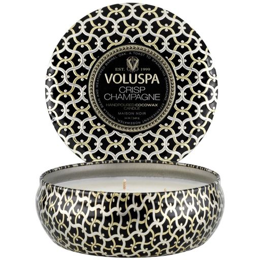 Maison 3 Wick Tin Candle 340g - Crisp Champagne